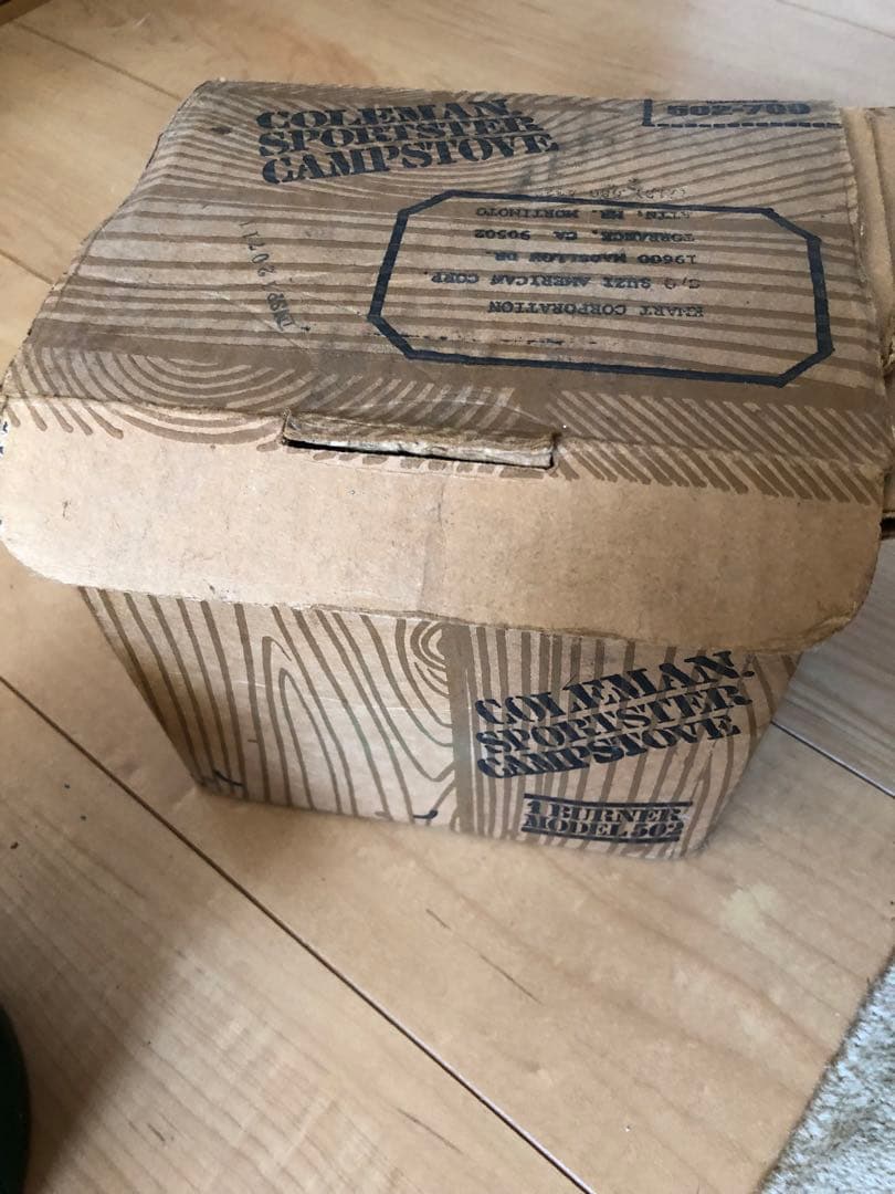 コールマン502 2レバー　ビンテージ　81年12月