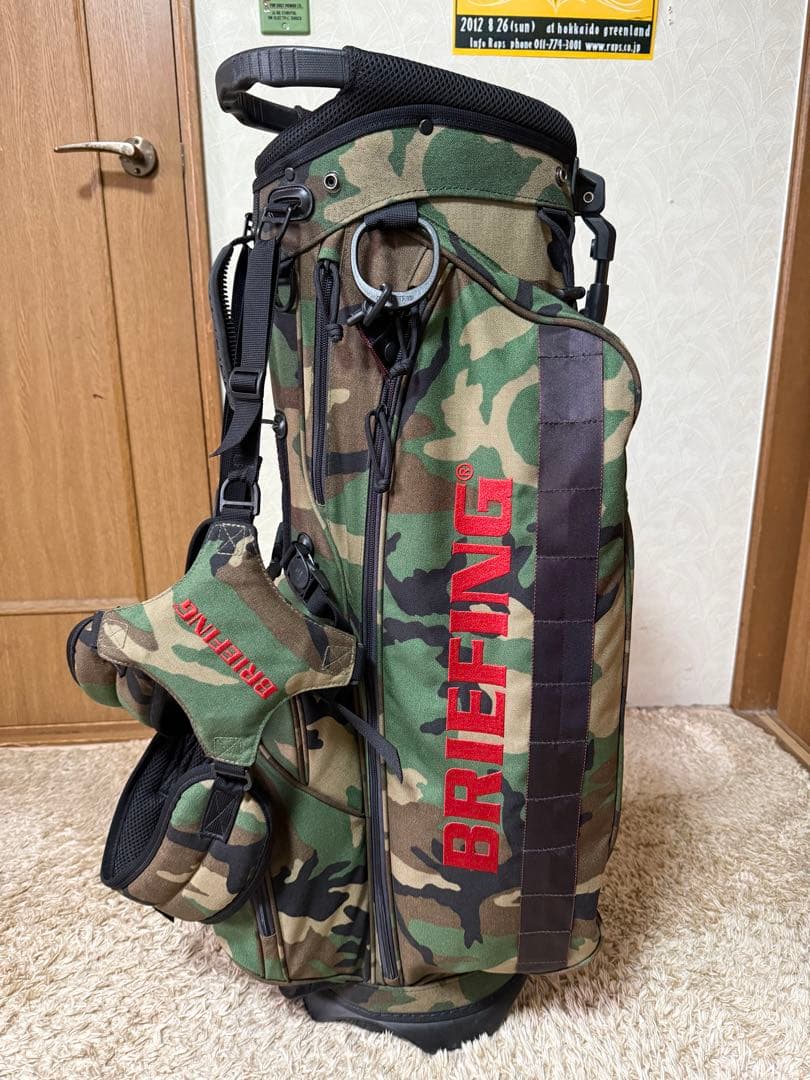 訳あり　BRIEFING 迷彩 ゴルフバッグ・キャディバッグ