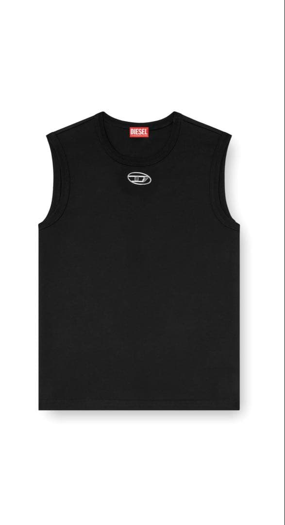 DIESEL ノースリーブトップ・ブラック