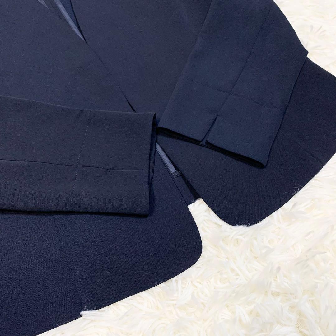 【美品】ナチュラルビューティーベーシック　セットアップ　パンツ　ネイビー　M