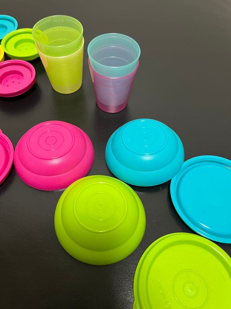 タッパーウェア　ミゼット　フラワーボウル　ソルト　ペッパー　希少