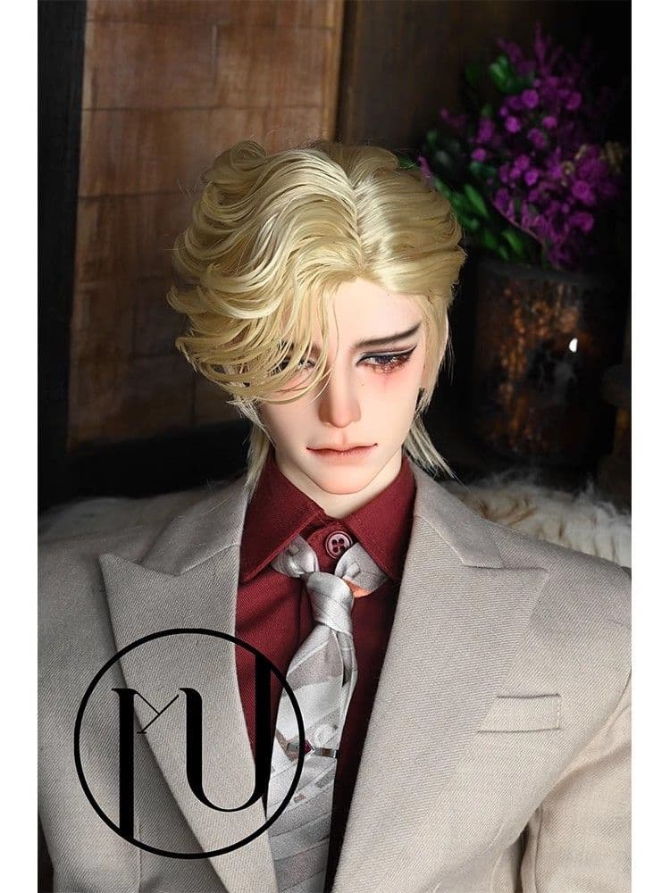 AX755 BJD 1/3 人形 ドール ウィッグ カツラ 耐熱 ハンドメイド