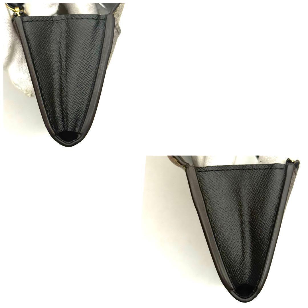 【新品近い】ルイヴィトン モノグラムリバース ポルトモネロザリ 二つ折り財布