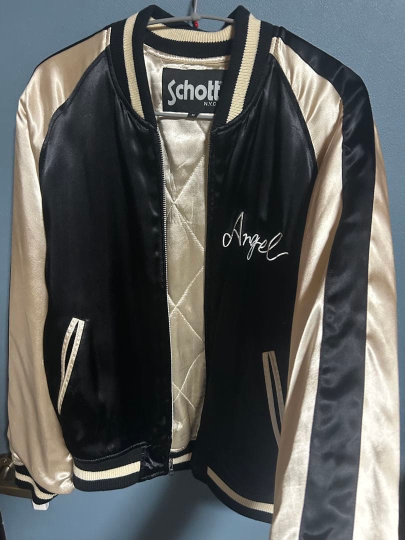Schott ANGEL SATIN SKA JACKET/スカジャン/レーヨン