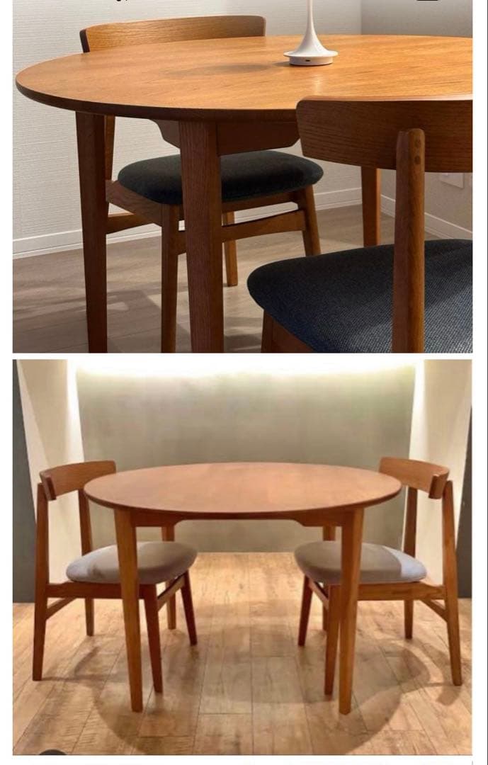 ウニコ　円形ダイニングテーブル【発送4月9日ごろ予定】