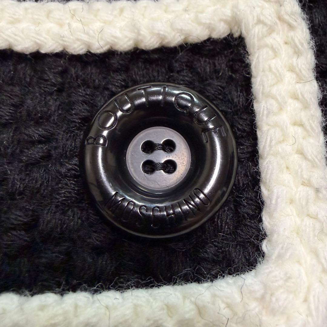 【美品】BOUTIQUE MOSCHINO モスキーノ ツイード コート 44