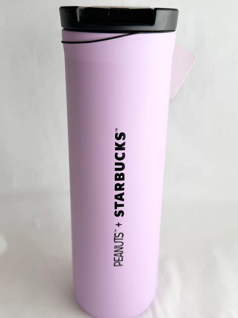 スターバックス　PEANUTS ステンレスボトル パープル 473ml
