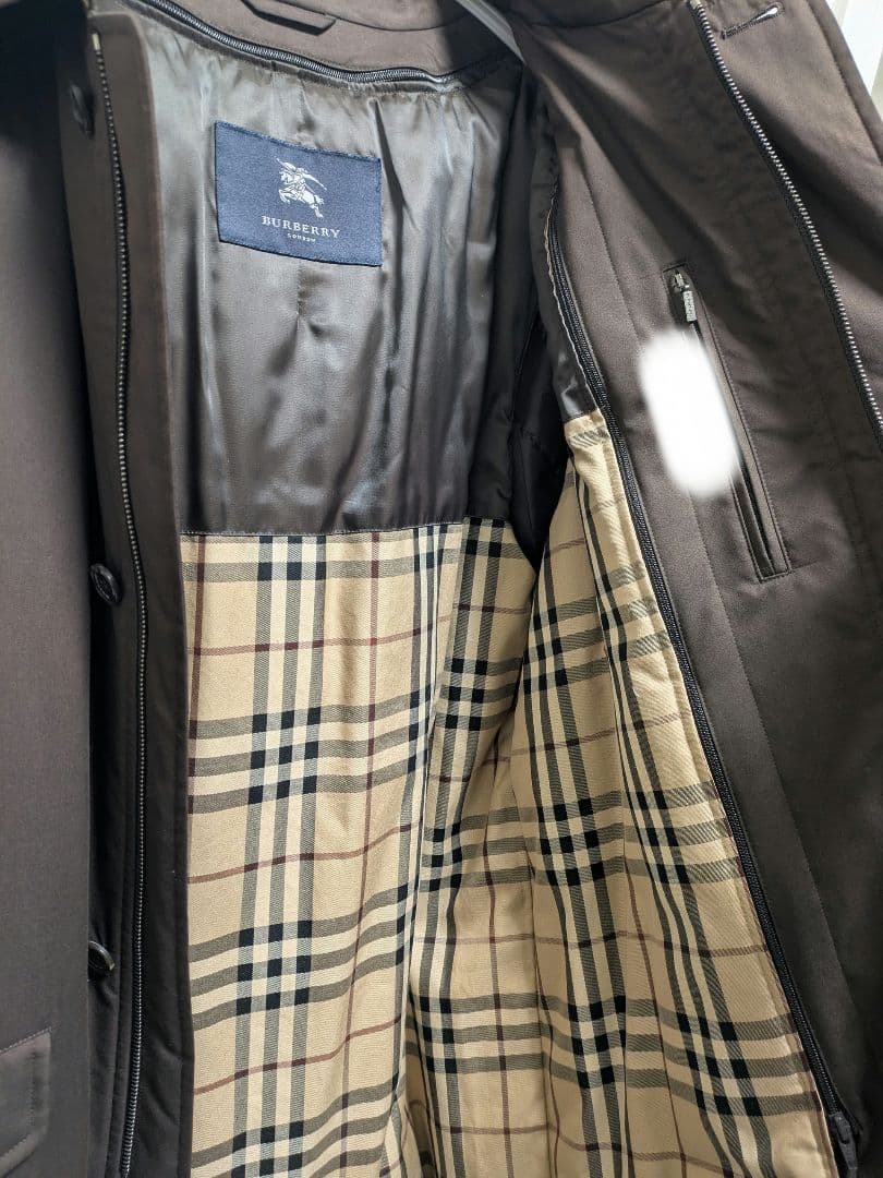 BURBERRY LONDON 中綿ライナー付き ステンカラーコート