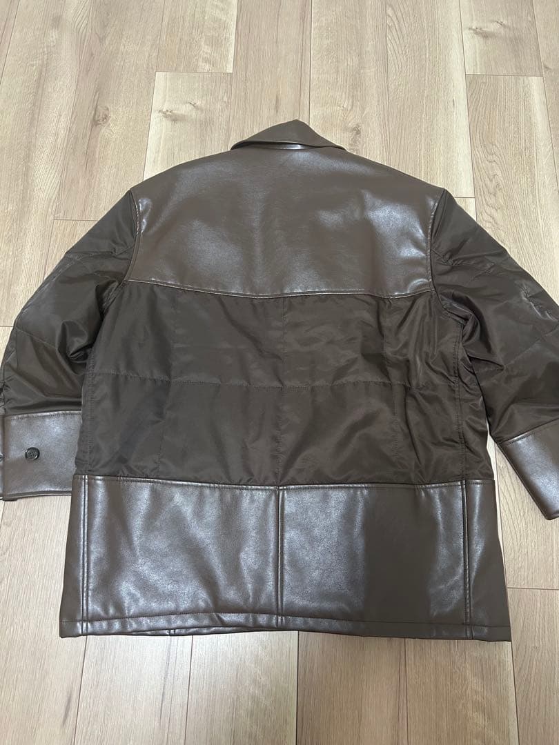 LEATHER SWITCHING OVER JACKET CLANE⚠️5日まで