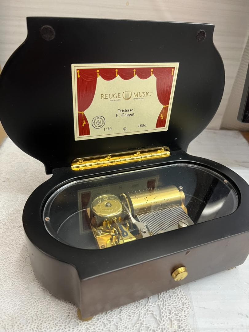 ★美品★ＲＥＵＧＥ　リュージュ　オルゴール　ショパン　36弁　スイス　高級