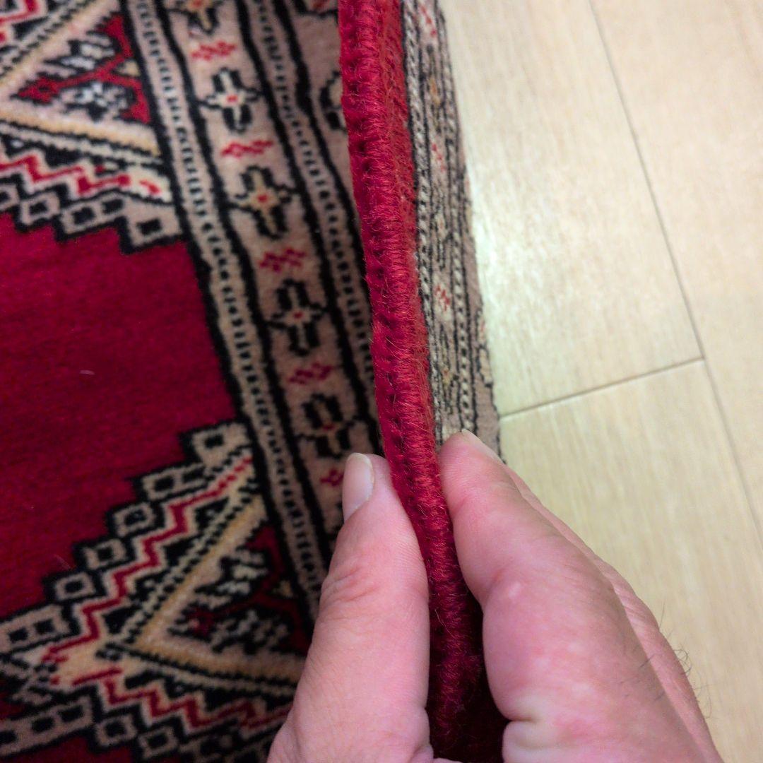 79x115cmパキスタン手織りマット(281)ギャッベ・ペルシャ・じゅうたん