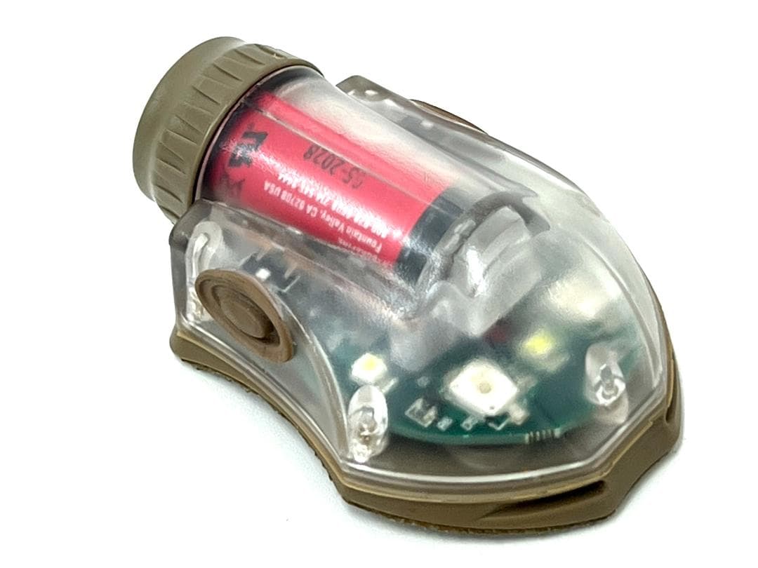 実物 S&S Precision Manta StrobeライトTan 白/緑