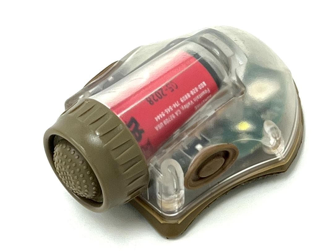 実物 S&S Precision Manta StrobeライトTan 白/緑