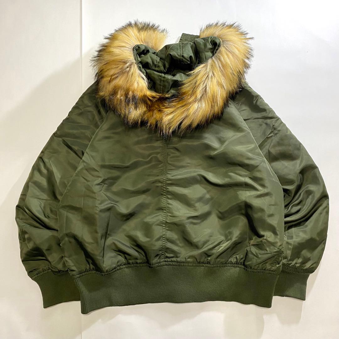 Y2K N2B フライトジャケット Archive N-2B カーキ M 短丈