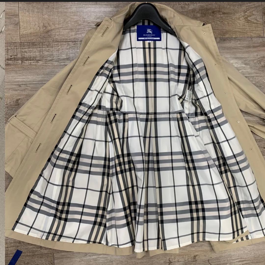 10r54 Burberry バーバリー ブルーレーベル トレンチコート 38