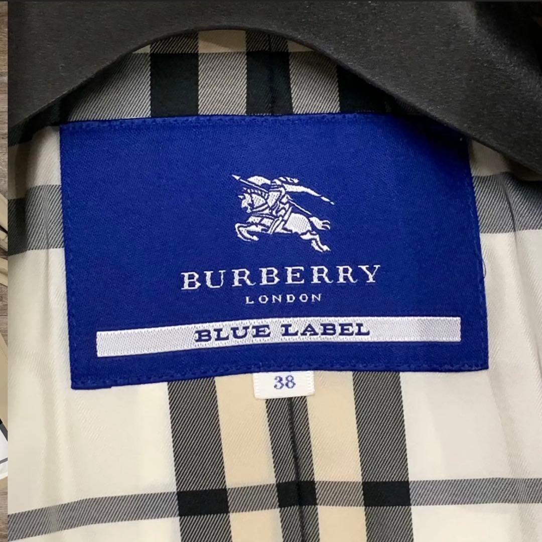 10r54 Burberry バーバリー ブルーレーベル トレンチコート 38