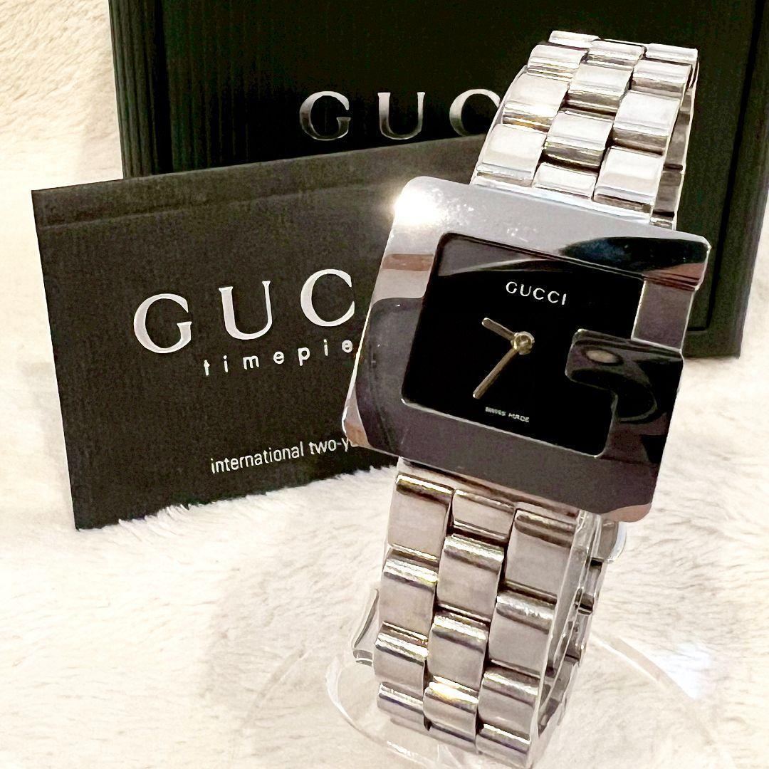 ✨美品✨GUCCI 3600L Gフェイス Gタイムレス ブラック文字盤 箱付