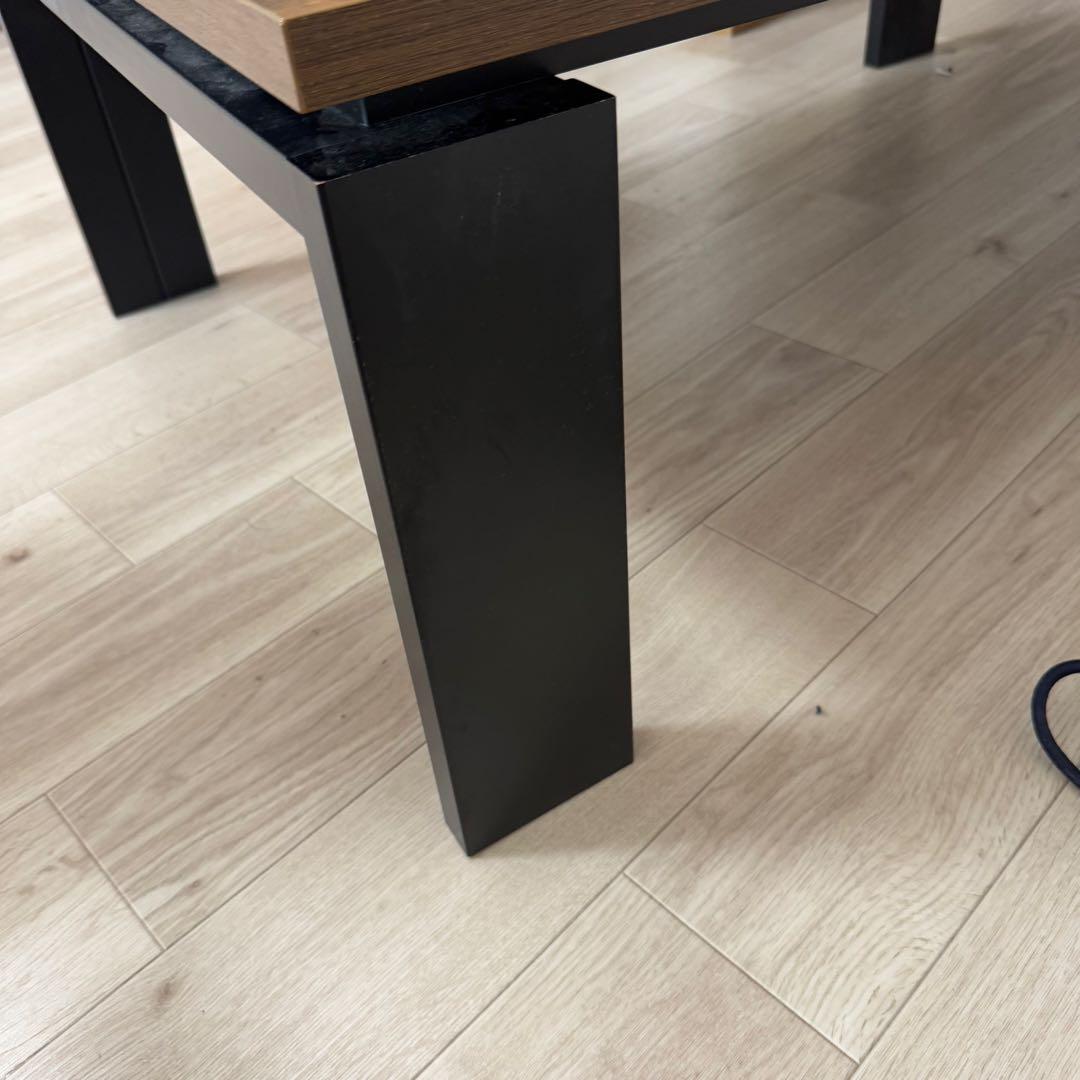 ニトリ　こたつテーブル　フラットヒーター付きリビングこたつ