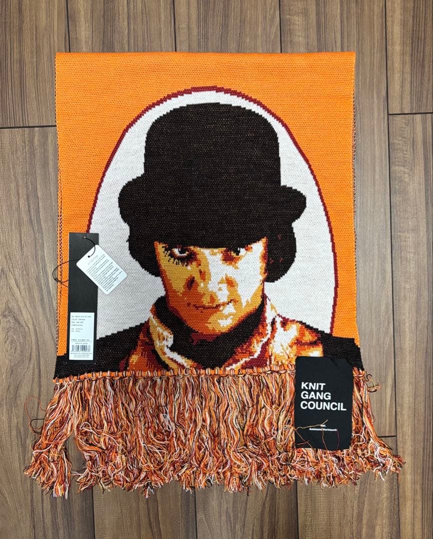 時計じかけのオレンジ マフラー KNIT GANG COUNCIL