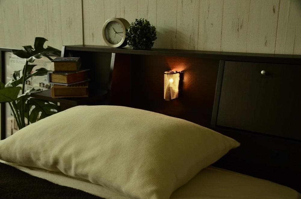 【セミダブル】Alloys引出し付ベッド+【マットレス】　ナチュラル