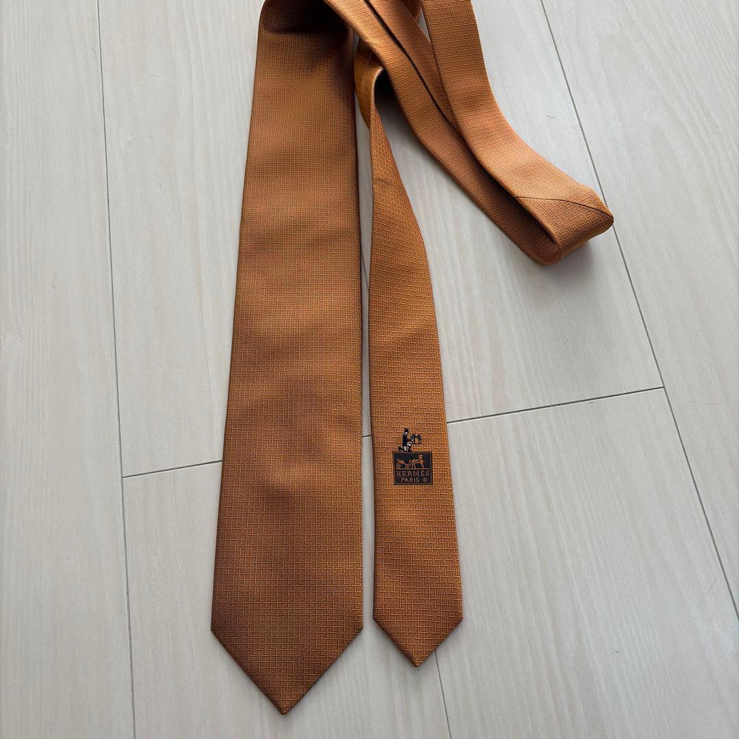 エルメス ネクタイ オレンジ
