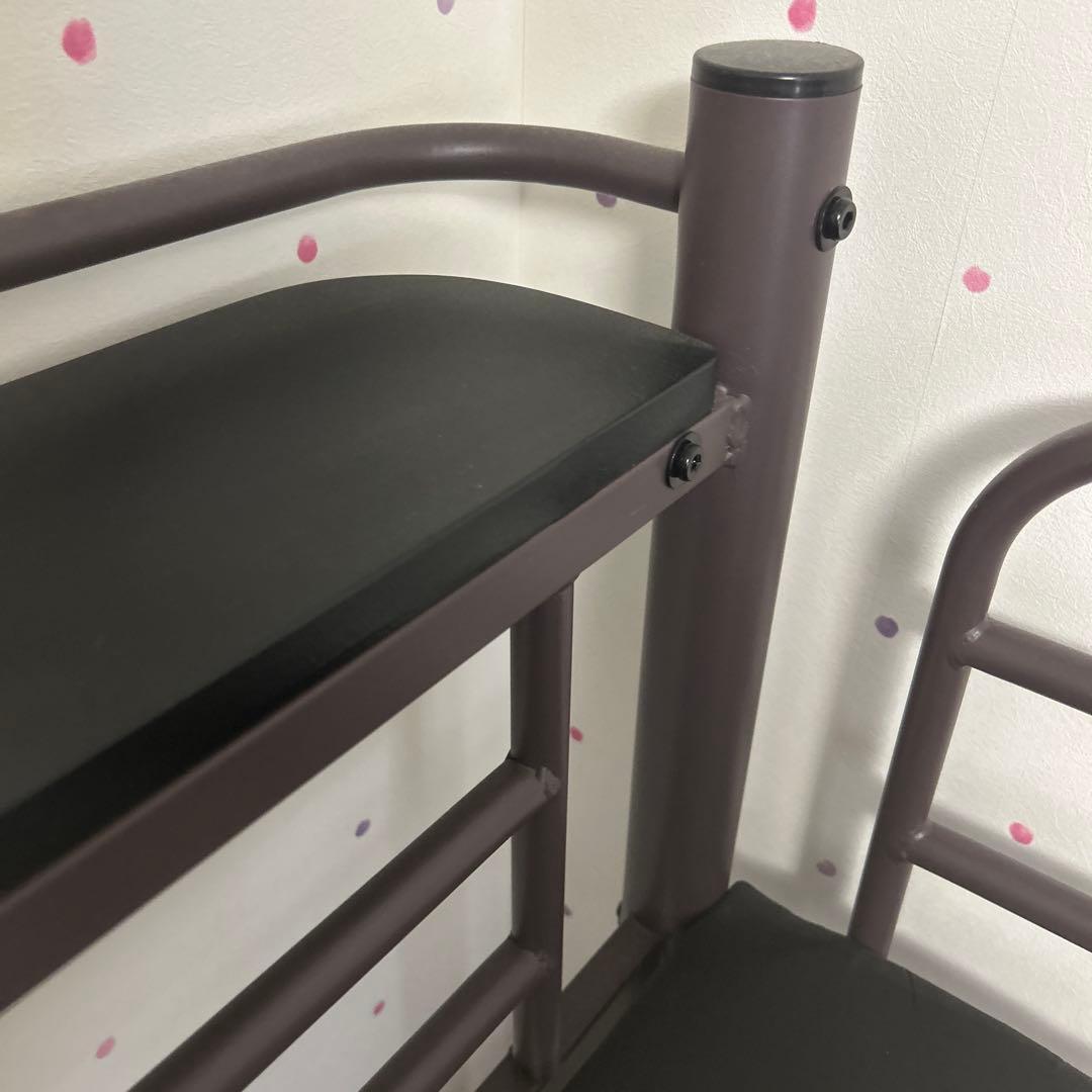 埼玉県引取限定　セミダブルサイズサイズ SDサイズ　ロフトベッド ブラック