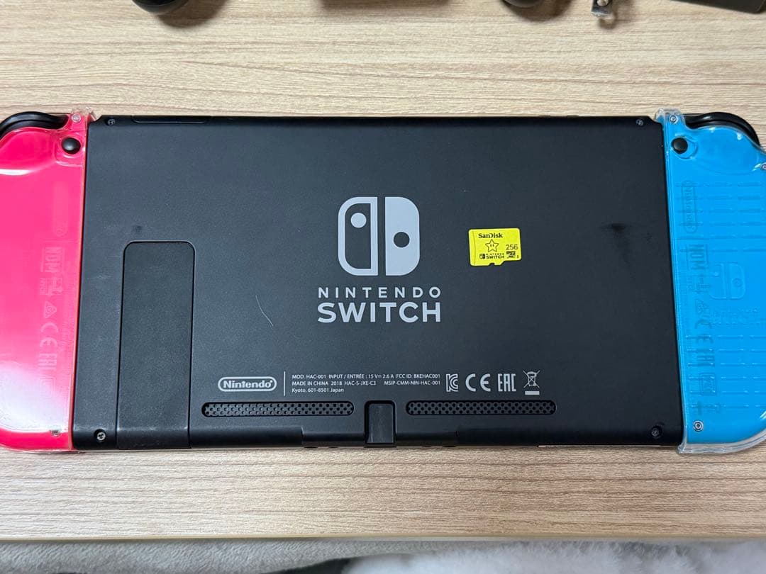 Nintendo Switch 本体 赤/青 付属品付き