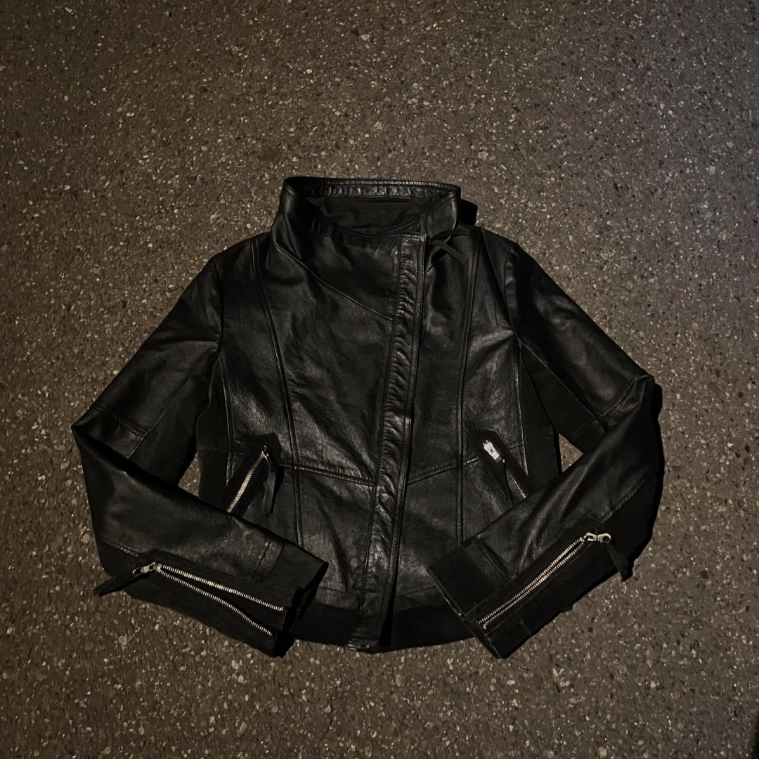ジャケット・アウター 00s archive gimmick leather jacket y2k
