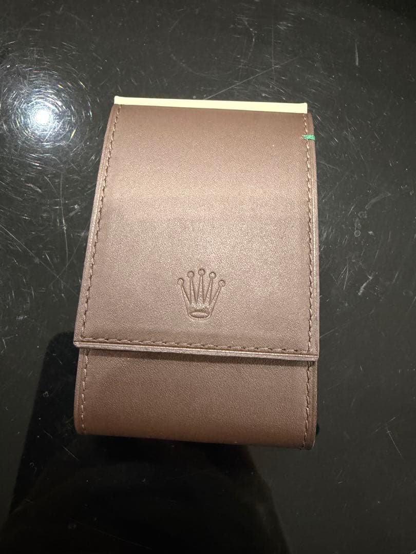 ROLEX ロレックス　ブラウン　レザー　革　ケース　正規品