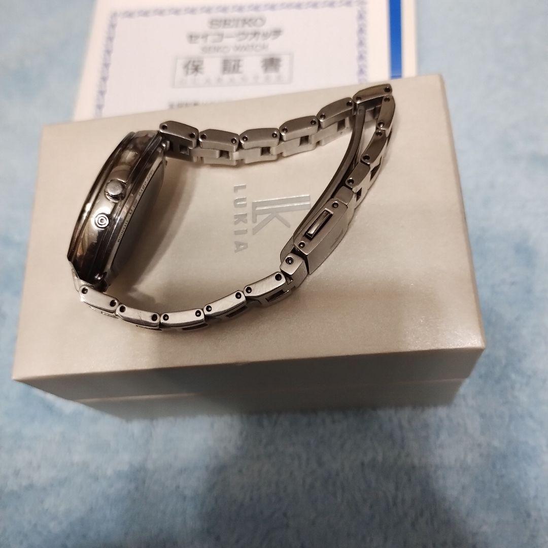 未使用級！セイコーSEIKOルキアLUKIA純チタン定価75900円