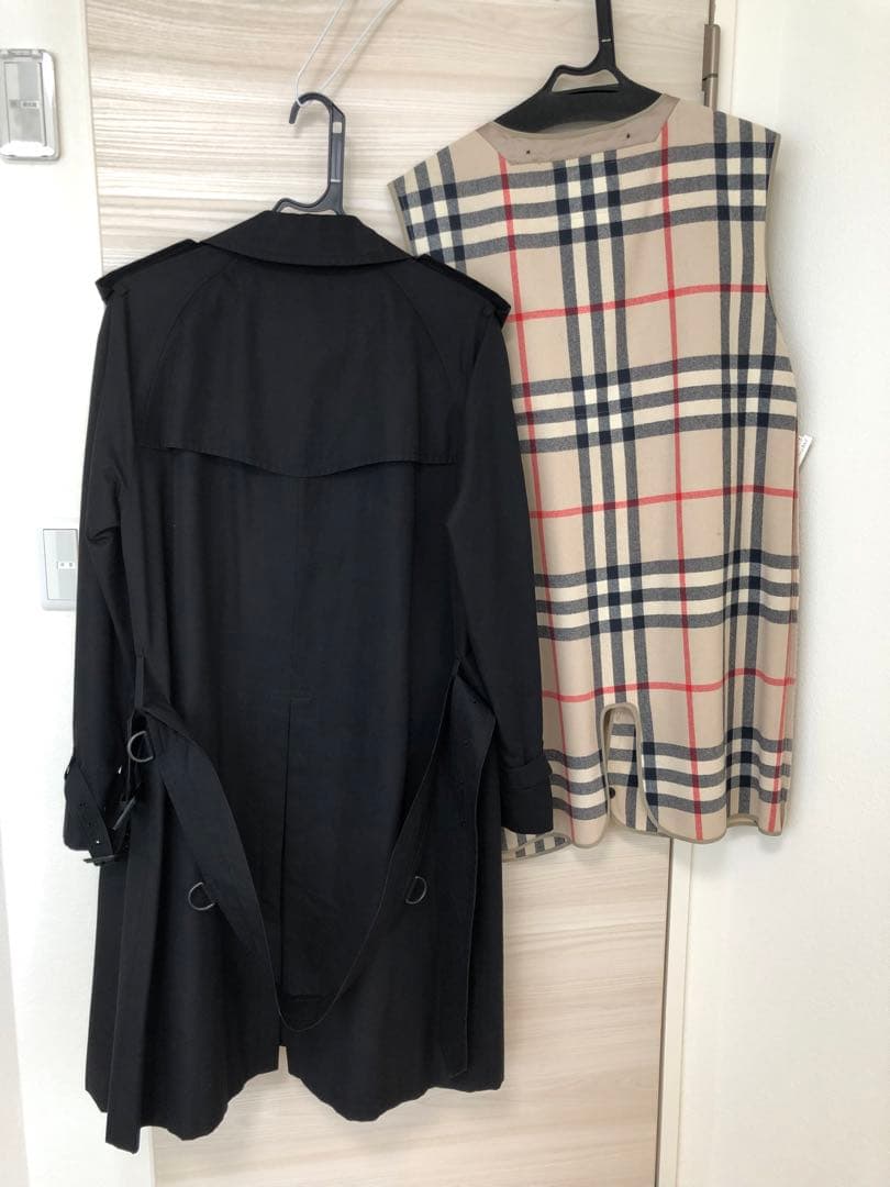 【状態良】BURBERRY LONDONトレンチコート/L/コットン/BLK