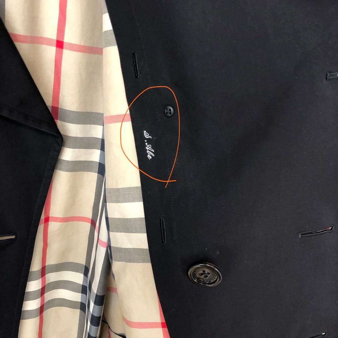 【状態良】BURBERRY LONDONトレンチコート/L/コットン/BLK