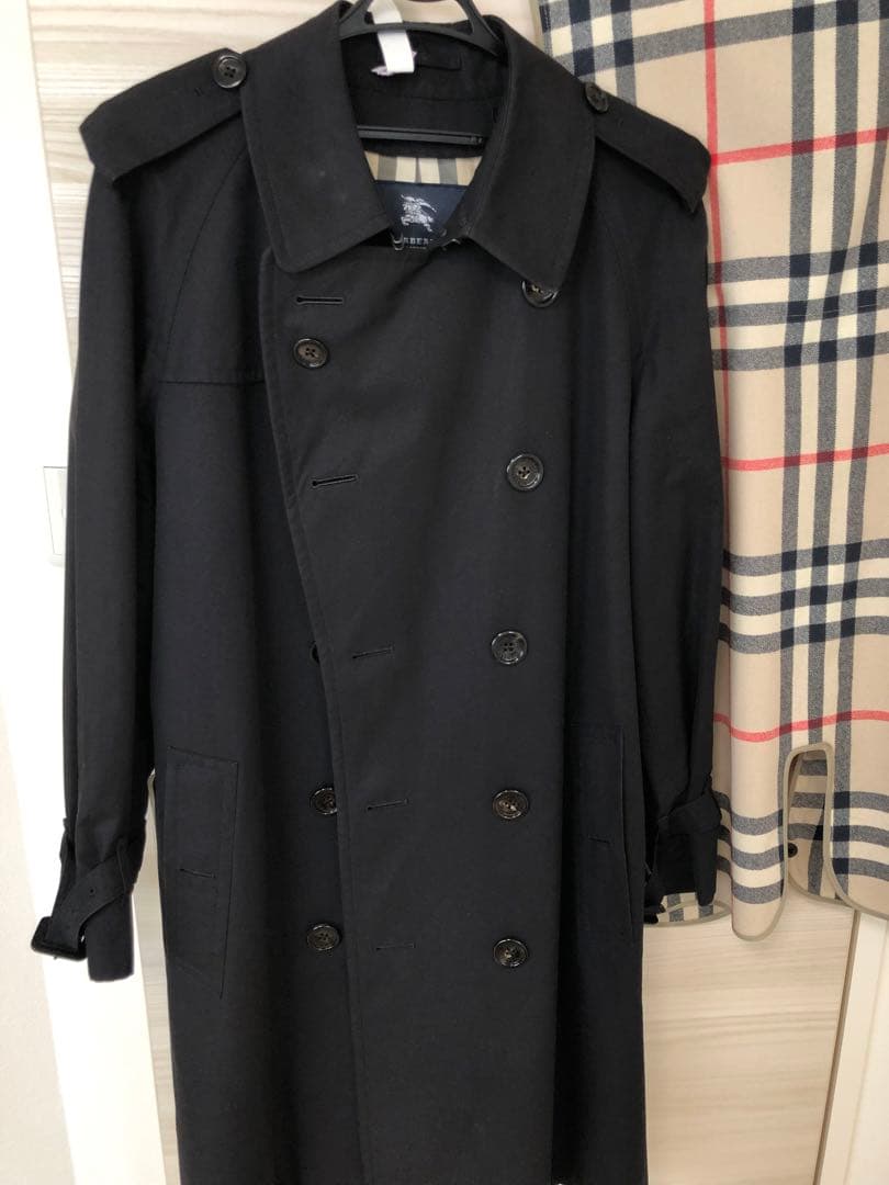 【状態良】BURBERRY LONDONトレンチコート/L/コットン/BLK