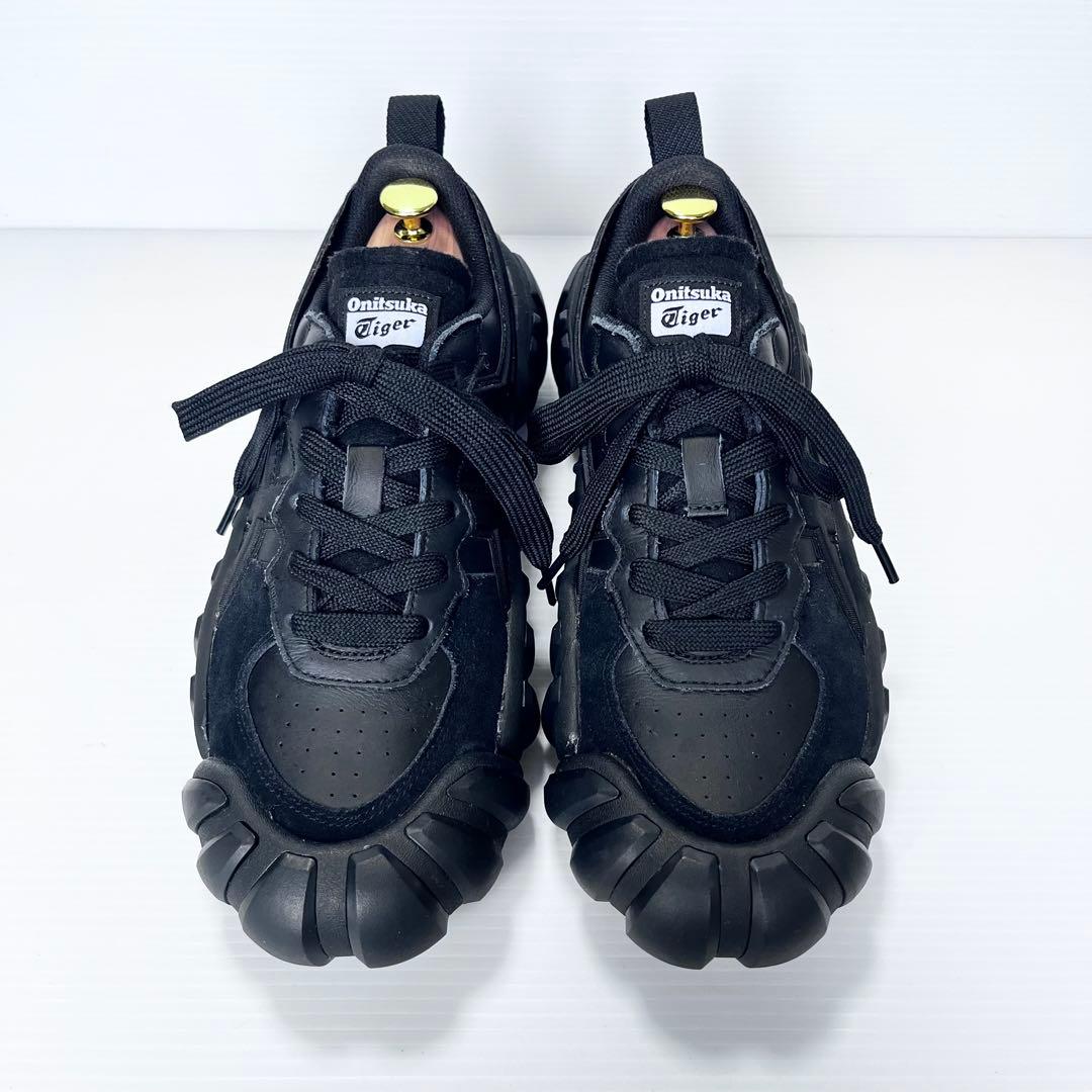 極美品✨ オニツカタイガー デンティグレ LS オールブラック 28cm