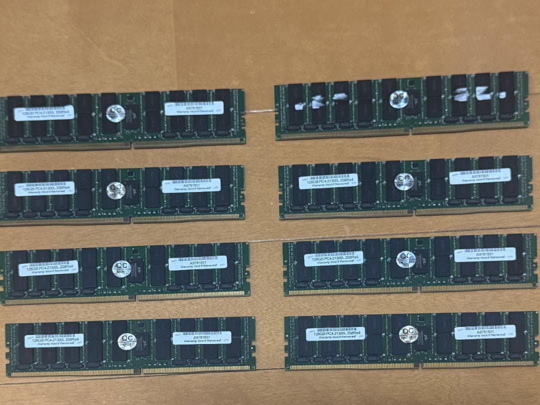 S*s様 ＜ジャンク＞DDR4 LRDIMM 128GB×8枚 2666MHz