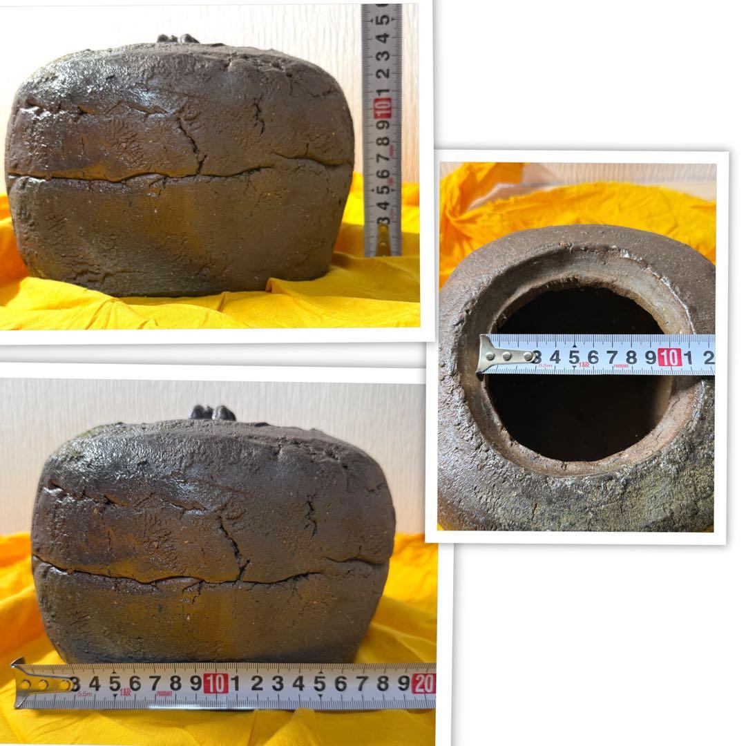 玄十 越前焼 水指 茶道具 茶釜