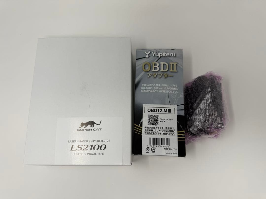 【セット品】ユピテル レーダー探知機 LS2100 + OBD12-MIII