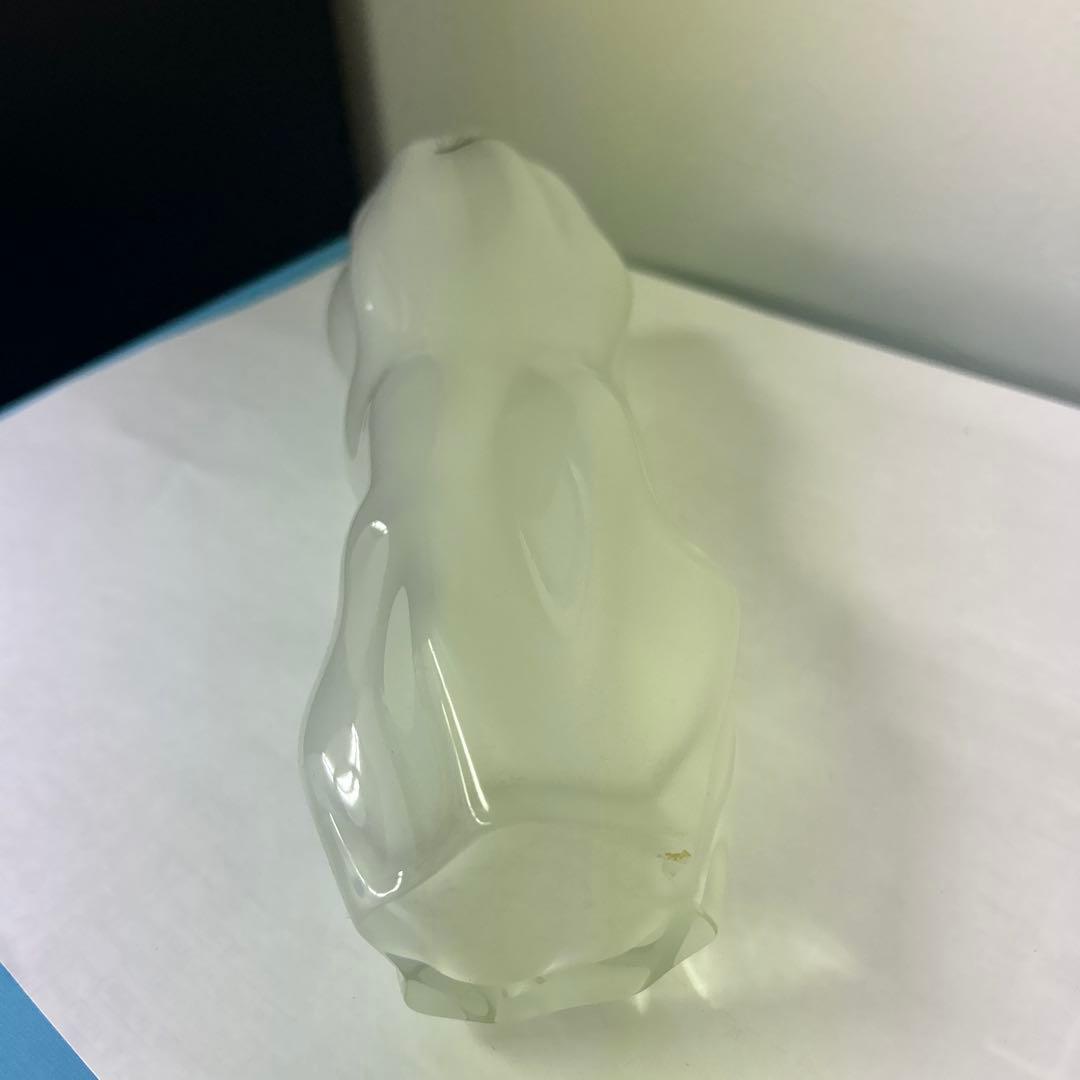 LALIQUE 透明 ガラス 花瓶 高さ約25cm