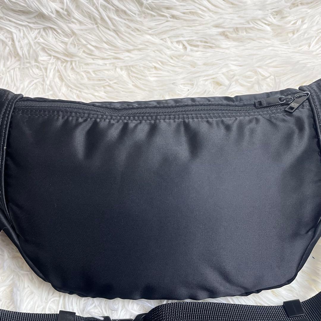 【美品】PORTER ポーター 現行 タンカー ウエストバッグ L ブラック