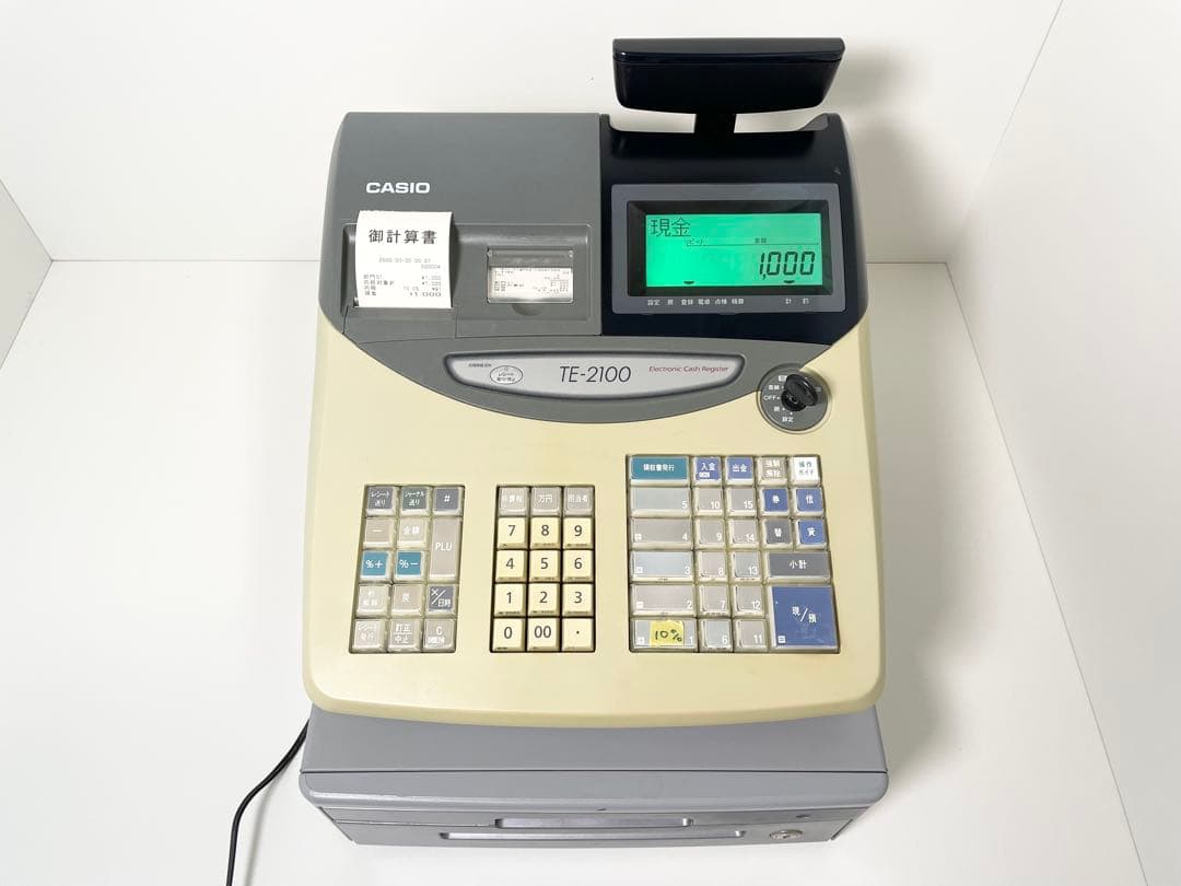 カシオ電子レジスター TE-2100