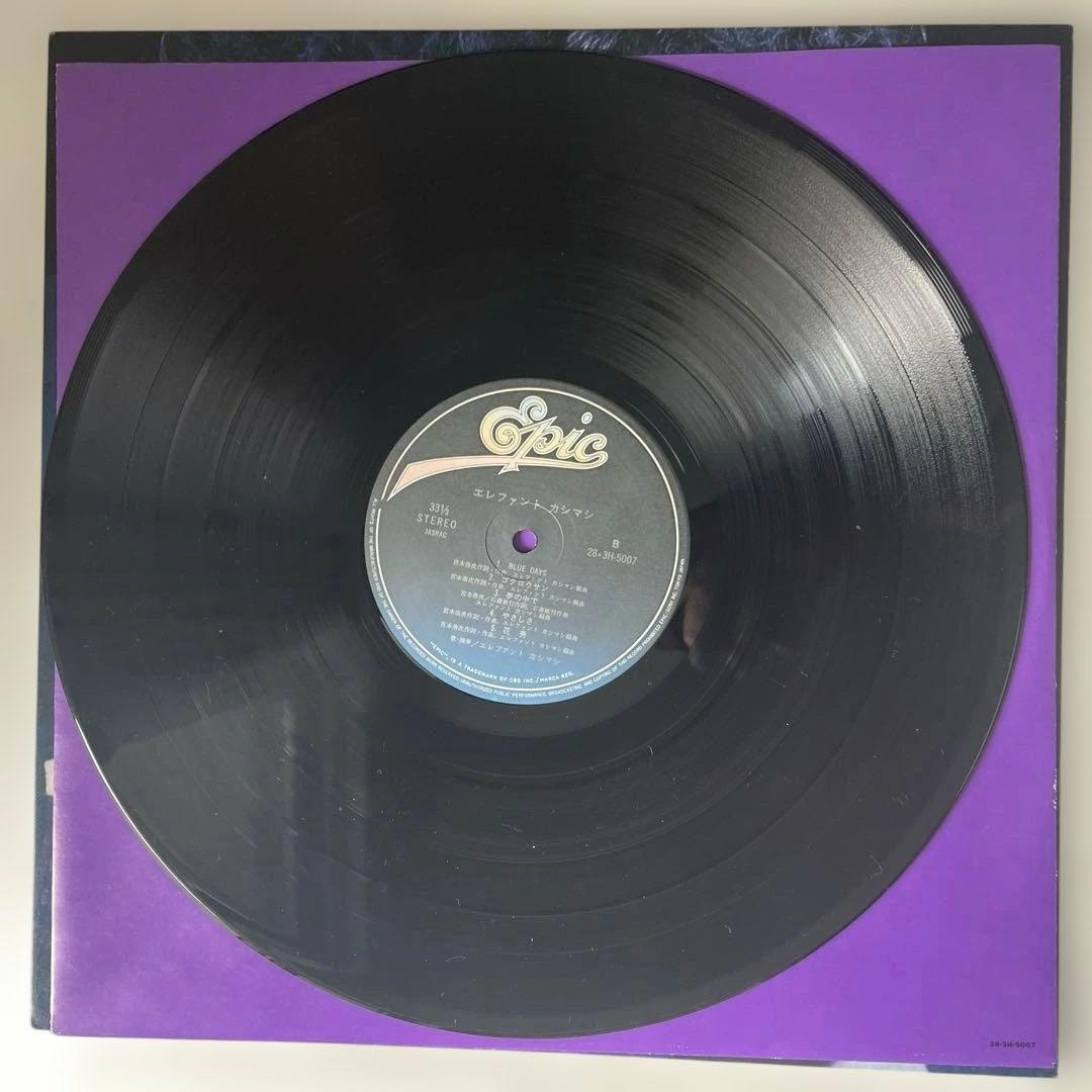 エレファントカシマシ　THE ELEPHANT KASHIMASHI LP1枚