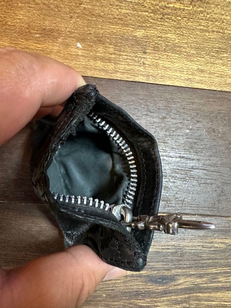 シルバーレザー†chromehearts クロムハーツ パース