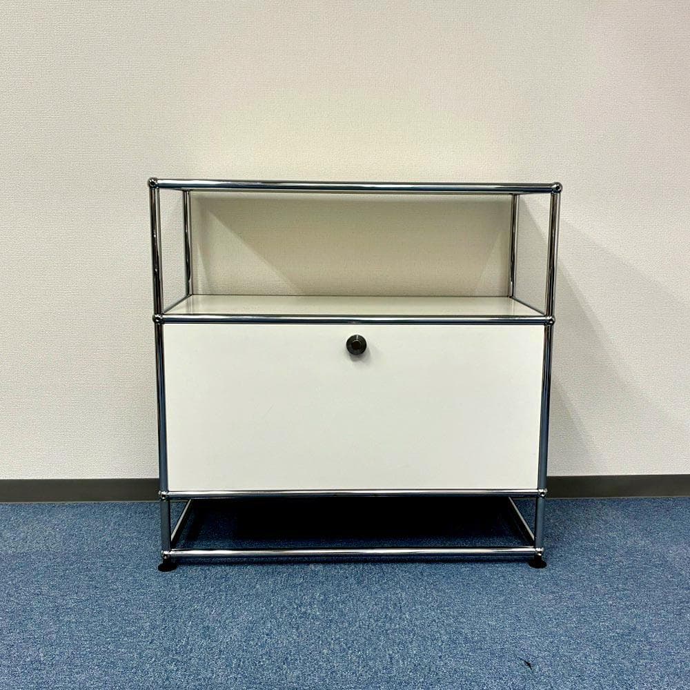 中古 USMハラー｜ リビング・サイドボード 1列3段 ピュアホワイト