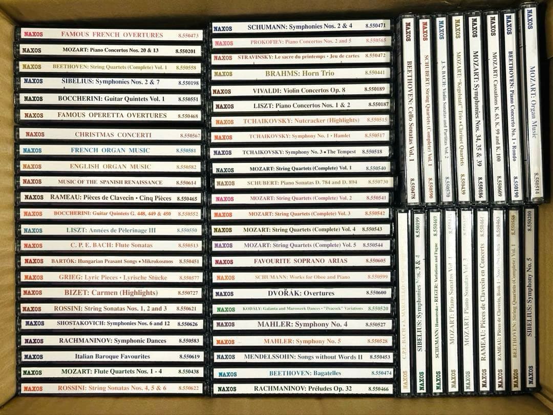 ☆naxos☆クラシック系CDおまとめ64枚 美品多