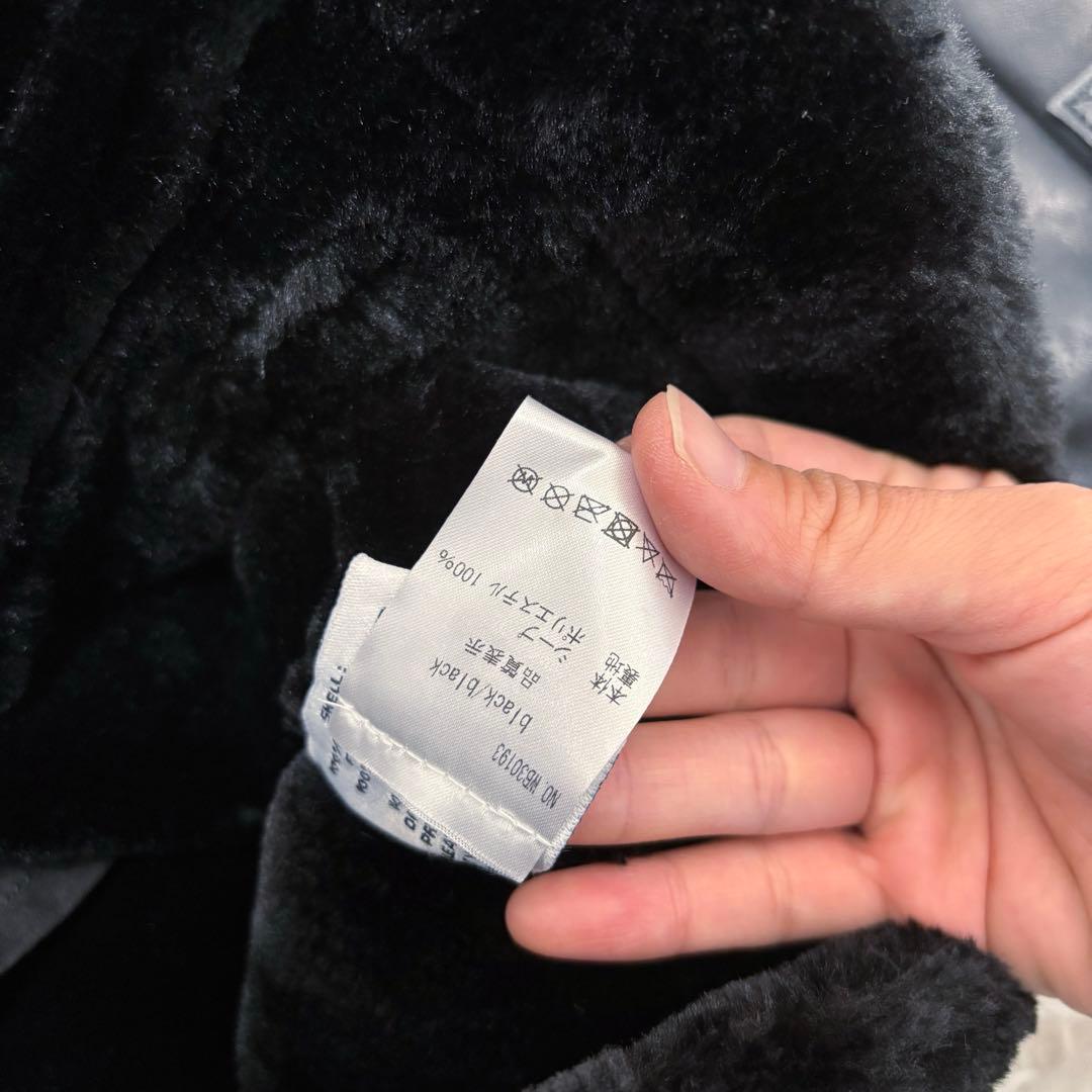 WALTER BAKER レザージャケット ブラック B2 ボア ライダース