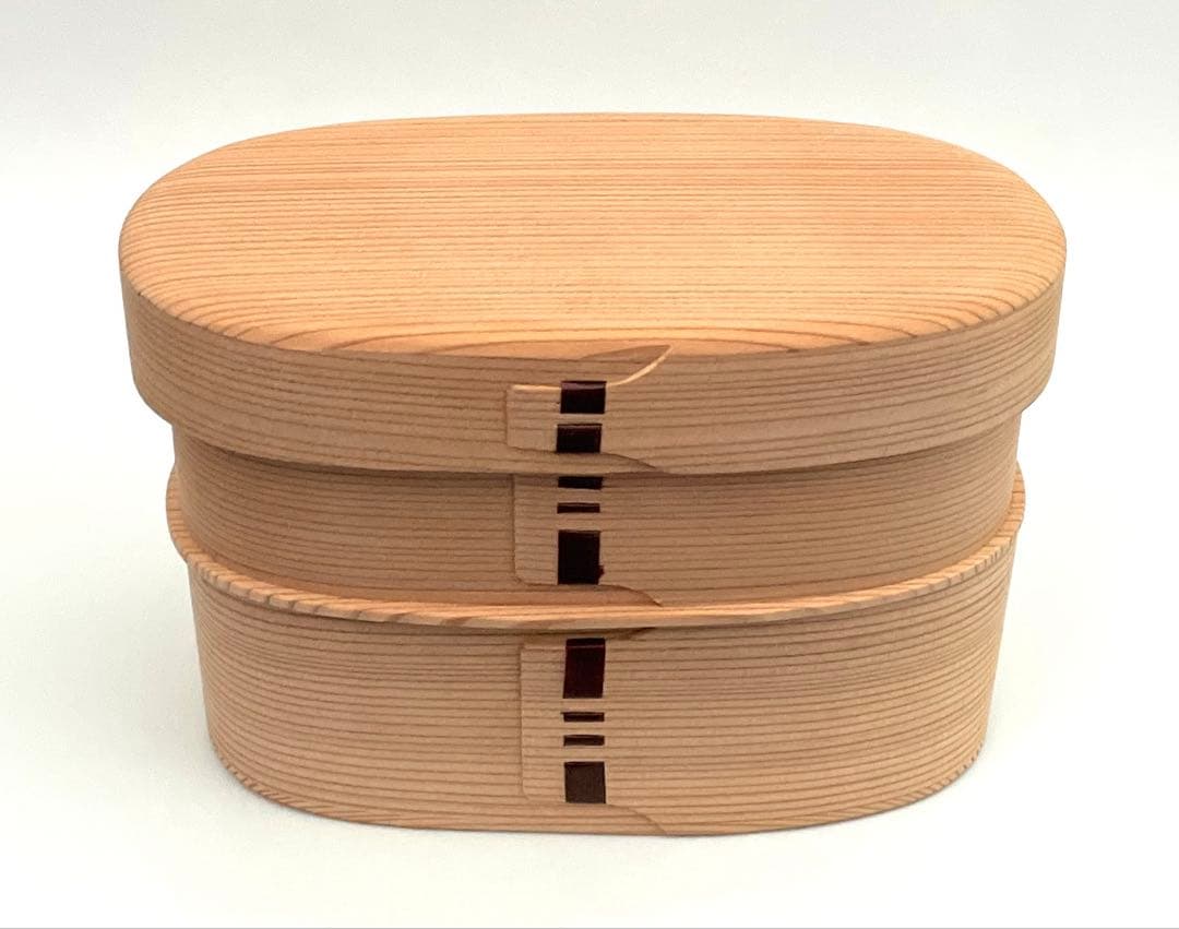 柴田慶信商店　こまち弁当箱　二段　未使用