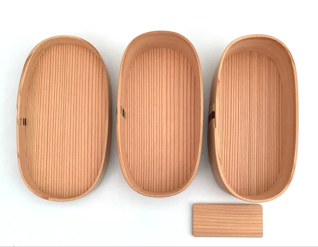 柴田慶信商店　こまち弁当箱　二段　未使用