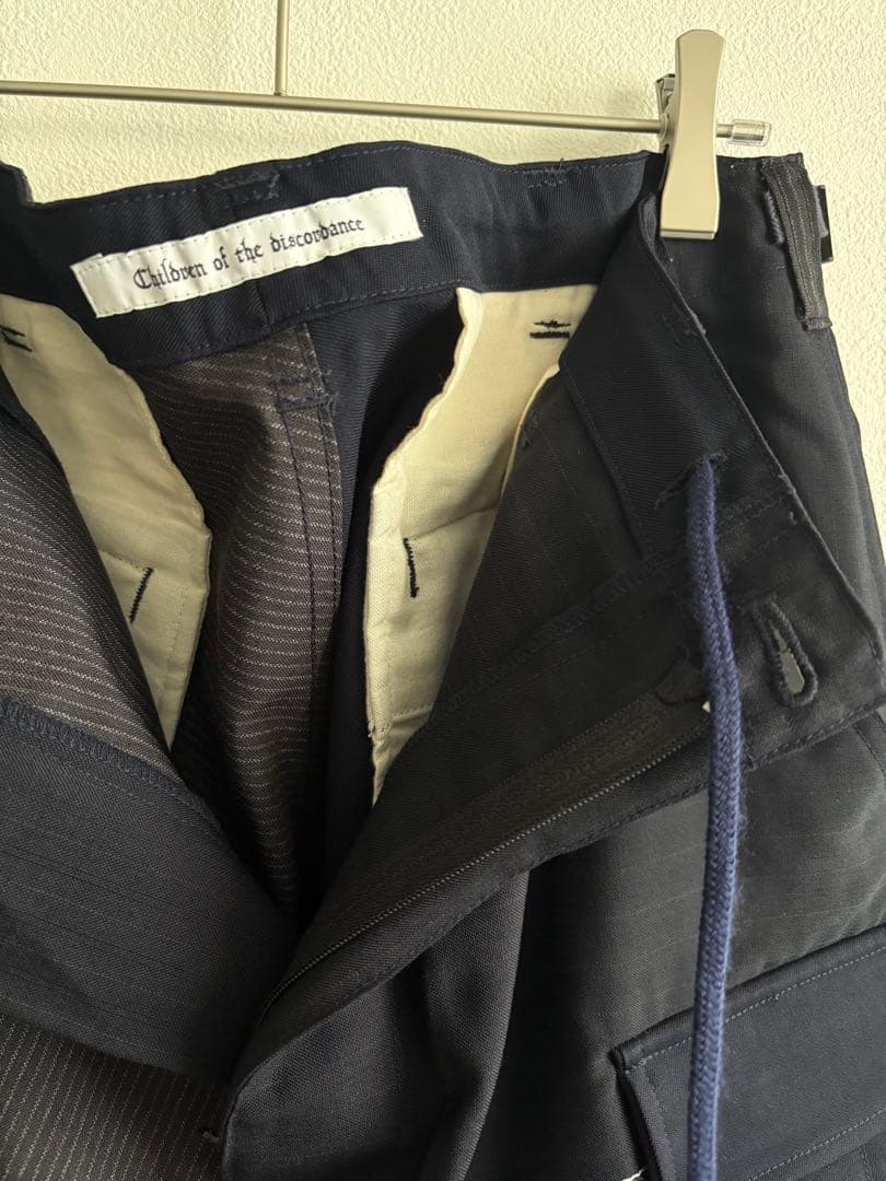 【即発送美品】COTD2WAY WOOL PATCHWORK TROUSERS