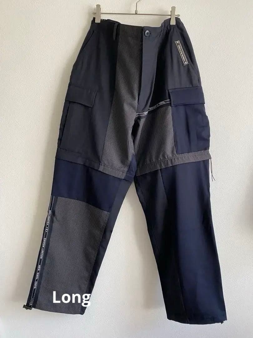 【即発送美品】COTD2WAY WOOL PATCHWORK TROUSERS