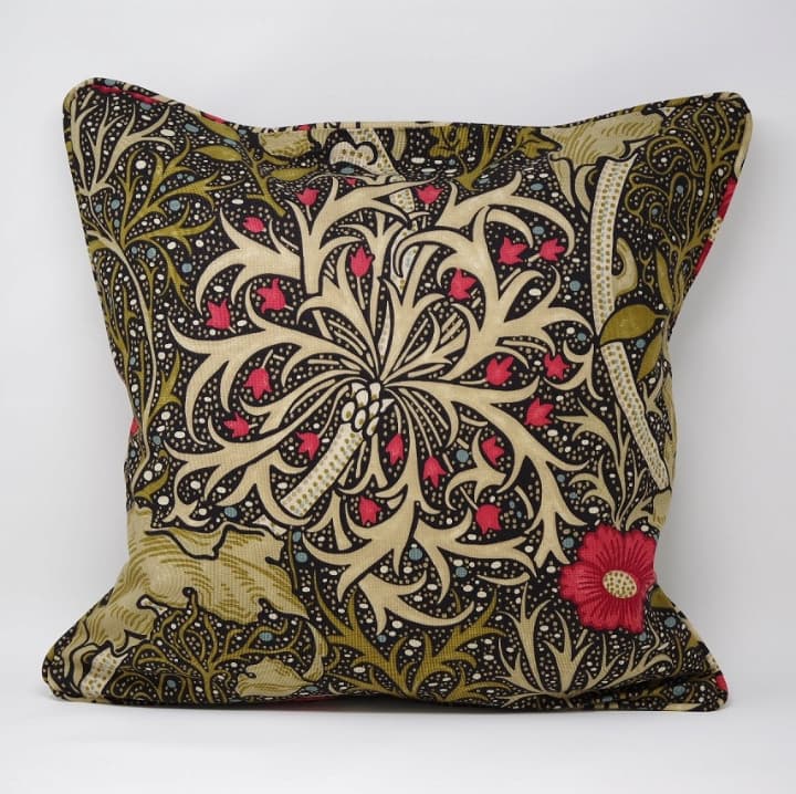 ウィリアムモリス クッションカバー Seaweed